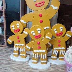 Mézeskalács polisztirol figura – 180 cm, szétszedhető